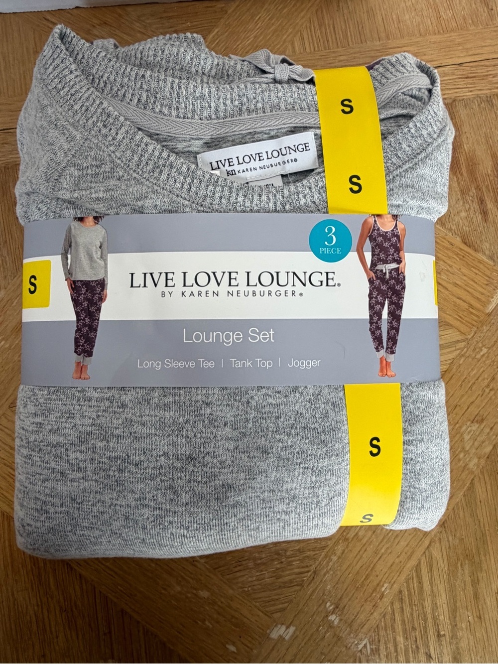 Women's Gray 3-Piece Lounge Set by Karen Neuburger - Small